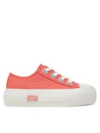 Buty dla dziewczynek - Lee Trampki ISLA C LOW JR 50251058.73G Koralowy - miniaturka - grafika 1