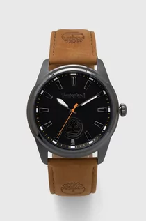 Zegarki męskie - Timberland zegarek męski kolor brązowy - grafika 1