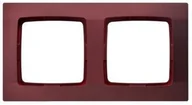 Klawisze i ramki - Ospel Karo burgund ramka R-2S/58 R-2S/58 - miniaturka - grafika 1