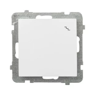 LEDart schodowy Ospel AS ŁP-3G/m/00, bez ramki, kolor biały - Wyłączniki światła i elektryczne - miniaturka - grafika 1