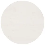 Meble modułowe i akcesoria - vidaXL Blat stołu, biały, Ø50x2,5 cm, lite drewno sosnowe - miniaturka - grafika 1
