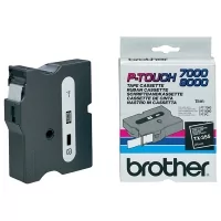 Brother TX355 do PT7000/8000 fol lam czarna/White - Papier do drukarek - miniaturka - grafika 1