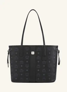 Mcm Torba Shopper Liz Small Dwustronna Z Saszetką schwarz - Torebki damskie - miniaturka - grafika 1