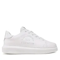 Sneakersy męskie - Sneakersy KARL LAGERFELD KL52539 Biały - miniaturka - grafika 1