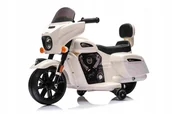 Pojazdy elektryczne dla dzieci - Motor na akumulator Pojazd Chopper INDIAN Biały 35W - miniaturka - grafika 1