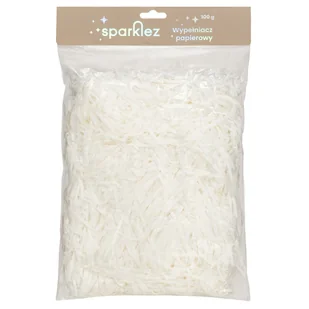 Wypełniacz papierowy biały, paski, 100 G - Akcesoria do pakowania - miniaturka - grafika 1