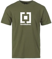 Koszulki męskie - t-shirt HORSEFEATHERS BASE T-SHIRT Loden Green - miniaturka - grafika 1