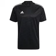 Koszulki męskie - Adidas GJ6790 CONDIVO21 JSY T-shirt męski czarny/biały S GJ6790 - miniaturka - grafika 1