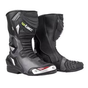 W-TEC Buty motocylkowe W-TEC Arkus, Czarno-biały, 45 20406-45 - Buty motocyklowe - miniaturka - grafika 1