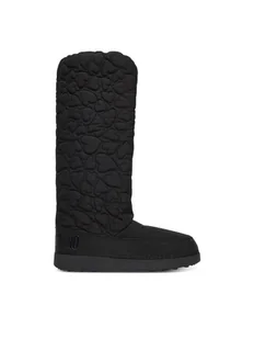 LOVE MOSCHINO Śniegowce JA26032G1NISE00B Czarny - Śniegowce damskie - miniaturka - grafika 1