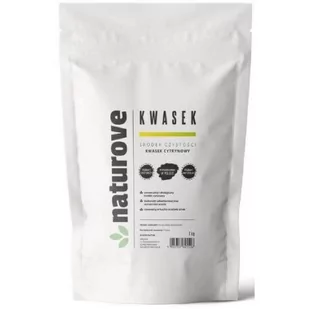 Naturove Kwasek cytrynowy naturove 1000g (producent) 652-1000-NTVE-CIAD - Inne artykuły czyszczące - miniaturka - grafika 1