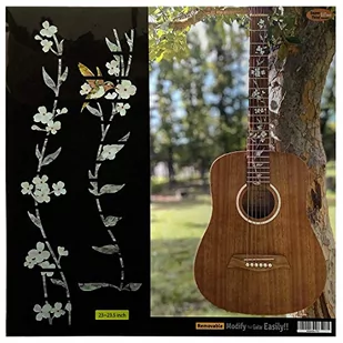 Inlaystickers Tree Of Life w/koliber - markery progowe do gitar 60 cm (podróżnych) FT-055TL-HM-23 - Inne akcesoria gitarowe - miniaturka - grafika 1
