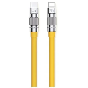 Kabel USB Typ-C - Lightning WEKOME WDC-187 Wingle Series PD 20W 1.2 m Żółty - Kable USB - miniaturka - grafika 1