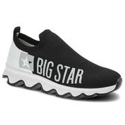Sneakersy damskie - Big Star, Sneakersy, JJ274A143 Biały/Czarny, rozmiar 39 - miniaturka - grafika 1