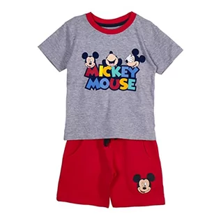 Spodenki damskie - CERDÁ LIFE'S LITTLE MOMENTS - Zestaw odzieży dziecięcej dla chłopców składający się z 2 części (koszulka + szorty) | Ze 100% bawełny z nadrukiem Mickey Mouse - Oficjalna licencja Disneya - grafika 1