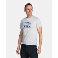 Koszulki sportowe męskie - Koszulka męska Kilpi Garove Rozmiar: XL / Kolor: jasnoszary - miniaturka - grafika 1