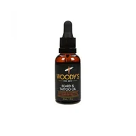Kosmetyki i akcesoria do pielęgnacji brody - WOODY'S Beard &amp; Tattoo Oil Nawilżający Olejek Do Brody Skóry I Pielegnacji Tatuaży 30ml - miniaturka - grafika 1