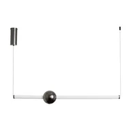 Lampy sufitowe - Lampa wisząca O-LINE LED 93 cm czarna ST-1688L-BK Step Into Design - miniaturka - grafika 1