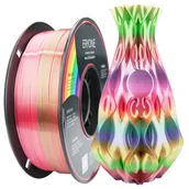 Filamenty i akcesoria do drukarek 3D - ERYONE Rainbow PLA Filament for 3D Printer 1 75mm Tolerance 0 03mm 1kg 2 2LBS /Spool - Metal Silk Rainbow - miniaturka - grafika 1