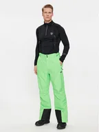 Spodnie narciarskie - 4F Spodnie narciarskie 4FAW23TFTRM361 Zielony Regular Fit - miniaturka - grafika 1
