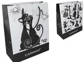 Pudełka i szkatułki - Torebka prezentowa - Koci świat, duża (CARMANI) - miniaturka - grafika 1