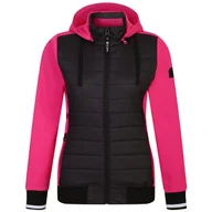 Kurtki i kamizelki sportowe damskie - Kurtka zimowa damska Dare 2b Fend Jacket Rozmiar: XXXL / Kolor: czarny/różówy - miniaturka - grafika 1