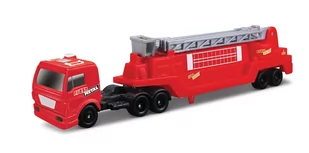 Maisto, pojazd Wóz Z Drabiną Czerwony - Kolekcjonerskie modele pojazdów - miniaturka - grafika 1