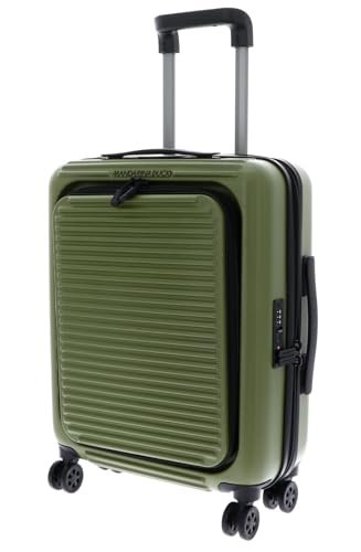 Mandarina Duck Tank CASE wózek Cabin W/kieszeń przednia, zielony (Military Green), Cabin, Etui na zbiornik