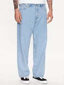 Spodnie męskie - Jack & Jones Jeansy Alex 12236082 Niebieski Baggy Fit - miniaturka - grafika 1