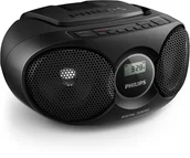Radioodtwarzacze - Philips AZ215B/05 domowe urządzenie audio 3 W Czarny - miniaturka - grafika 1