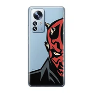 Etui i futerały do telefonów - Etui Darth Maul 003 Star Wars Nadruk częściowy Przeźroczysty Producent: Xiaomi, Model: 12 PRO - miniaturka - grafika 1