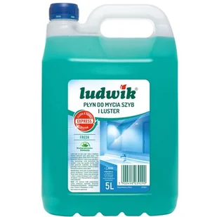 Płyn do mycia szyb LUDWIK Fresh 5000 ml - Środki do podłóg i mebli - miniaturka - grafika 1