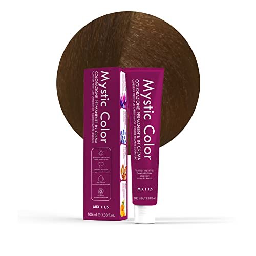 Mystic Color - Złoty blond kolor 7,3 - Farba do włosów - Profesjonalna długotrwała farba kremowa - z hydrolizowaną keratyną, olejkiem arganowym i nagietkiem - 100 ml