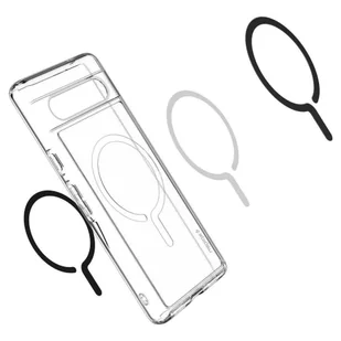 Etui GOOGLE PIXEL 7A Spigen Ultra Hybrid Onetap Ring MagSafe transparentne - Etui i futerały do telefonów - miniaturka - grafika 13