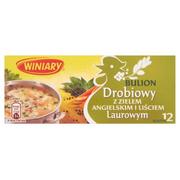 Nestle, Winiary, Bulion drobiowy z liściem laurowym i zielem angielskim, Kostka, 120 g