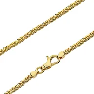 Łańcuszki - Ekskluzywny łańcuszek złoty królewski 585 14karat 3mm - miniaturka - grafika 1