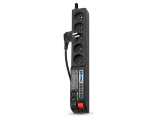 HSK DATA (ACAR/AXON) Acar 504WF listwa zasilaj1co-filtruj1ca, czarna3 m ALP-ACAR (ALP-ACAR504WF---03) - Listwy zasilające - miniaturka - grafika 2