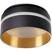 Oprawy, klosze i abażury - Kanlux 29234 - Oprawa wpuszczana GOVIK 10W czarna/złota - miniaturka - grafika 1