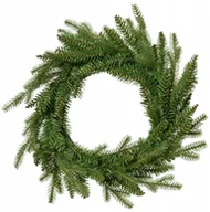 Ozdoby bożonarodzeniowe - Wieniec świąteczny Zielony stroik na drzwi 10x50cm dekoracyjny - miniaturka - grafika 1