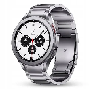 TYTANOWA BRANSOLETA DO SAMSUNG GALAXY WATCH 4 5 6 7 FE PRO od 40mm do 47mm - Akcesoria do smartwatchy - miniaturka - grafika 1