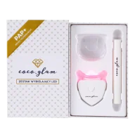 Wybielanie zębów - Coco Glam Zestaw do Wybielania Zębów PAP+ Nowa Technologia Biały - miniaturka - grafika 1