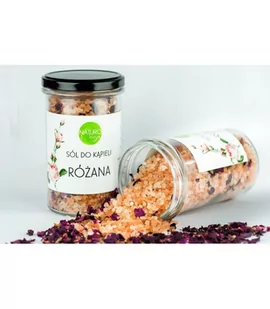 Naturologia Sól do kąpieli z płatkami róż 600g - Kosmetyki do kąpieli - miniaturka - grafika 1
