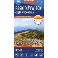 Obcojęzyczne przewodniki, mapy i atlasy - Mapa turystyczna - Beskid Żywiecki cz.wschodnia - książka - miniaturka - grafika 1