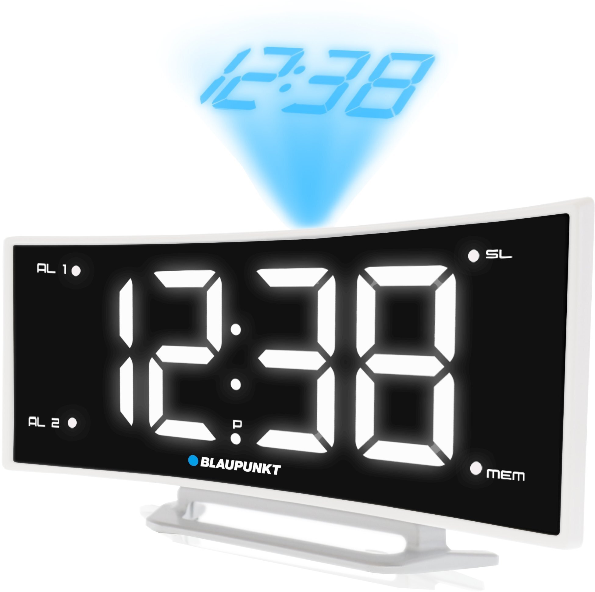 Blaupunkt RADIO FM SIECIOWE Z PROJEKTOREM BUDZIK CRP7WH