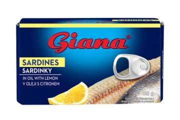Giana Sardynki w oleju z cytryną 125g