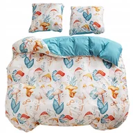 Pościel - Pościel 160x200 bawełna satynowa dwustronna GierekHoff 3 el grzyby - miniaturka - grafika 1