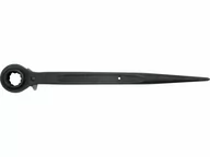 Klucze i nasadki - Vorel Dwustronny klucz nasadkowy z grzechotka 19x22 mm do rusztowań 52936 - miniaturka - grafika 1