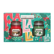 Świece - Yankee Candle Zestaw : 1 x Cinnamon Delight + 1 x Wrapping Paper Pine - miniaturka - grafika 1