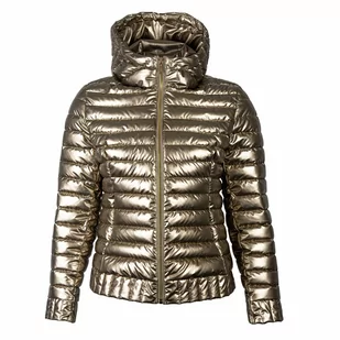 Kurtka damska pikowana MADONNA DI CAMPIGLIO złota L - Kurtki damskie - miniaturka - grafika 1