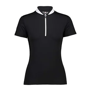 CMP CMP Damski T-shirt ze streczu czarny XS 30C7336 - Koszulki i topy damskie - miniaturka - grafika 1